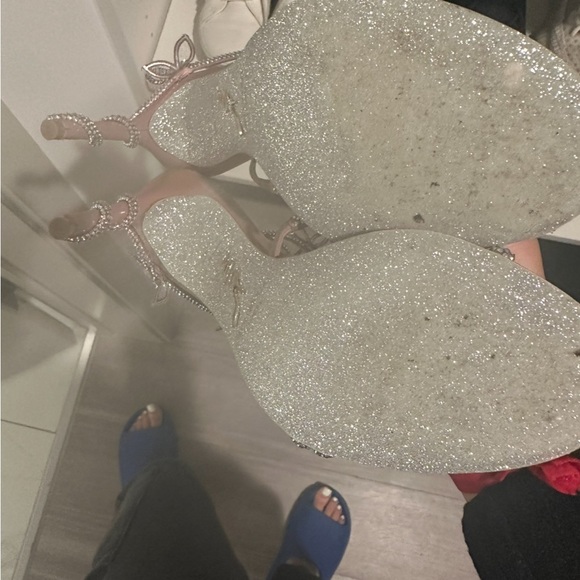 RARE rene Caovilla Butterfly Heels size 38 - Picture 4 of 4